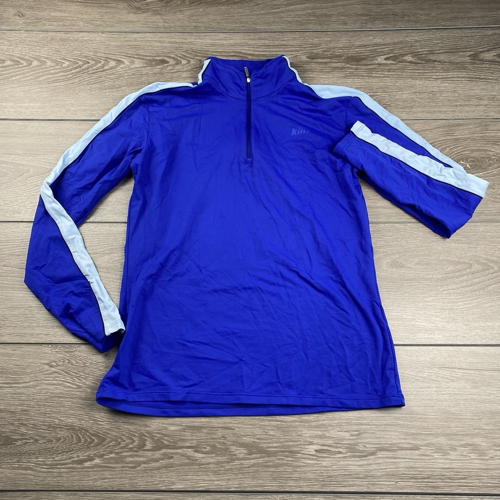Killy Mens Athletic Mid Layer 1/4 Zip Pullover‎ Royal Blue US 44 - Picture 2 of 9